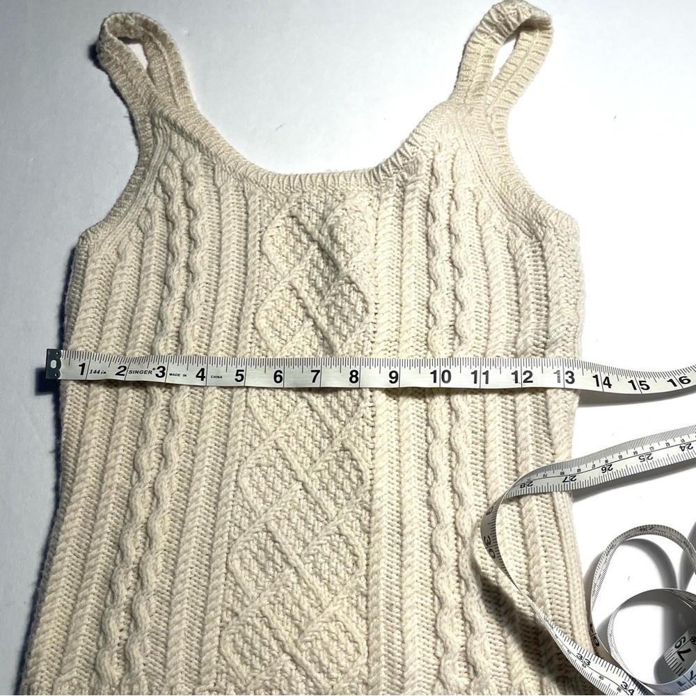 Express wool sweater tank top, ribbed pattern. Size small - Picture 4 of 11
